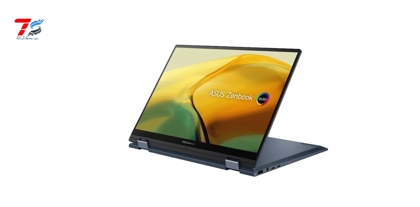 Laptop Asus Zenbook 14 Flip OLED UP3404VA-KN038W (Core i5-1340P | 16GB | 512GB | Intel Iris Plus | 14.0-inch OLED WQXGA+ | Win 11 | Xanh)